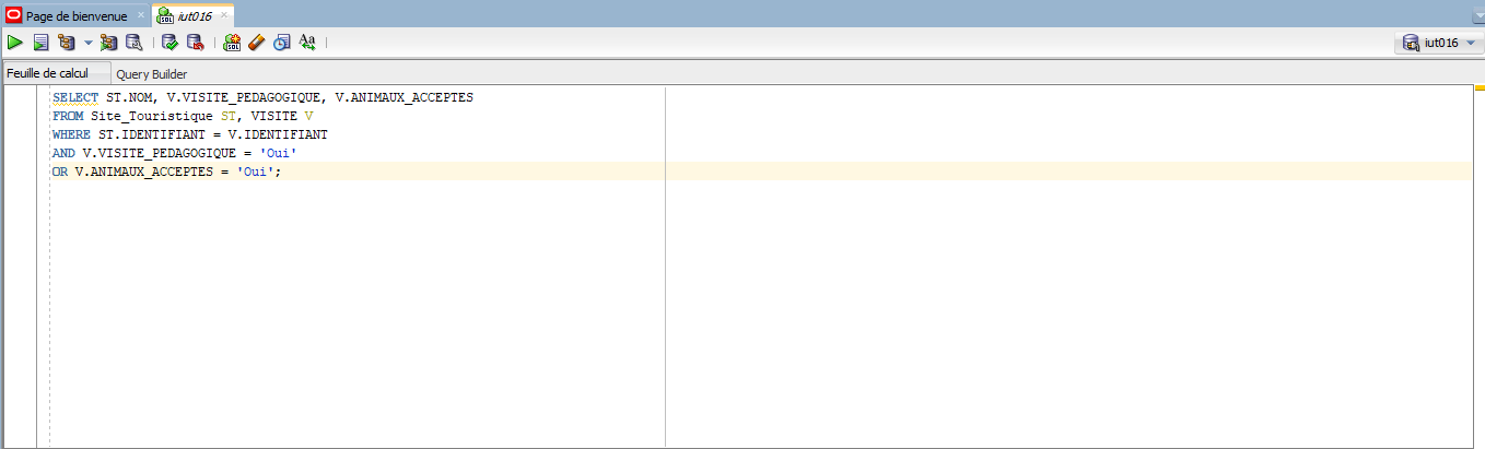 Requete SQL